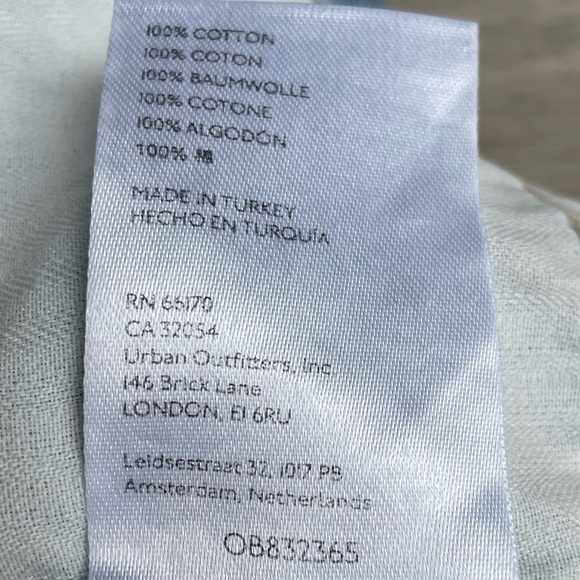 We The Free Oversized Wide Leg Jeans Frayed/Cropped Hem Medium Blue Cotton SZ 29 - Picture 10 of 13